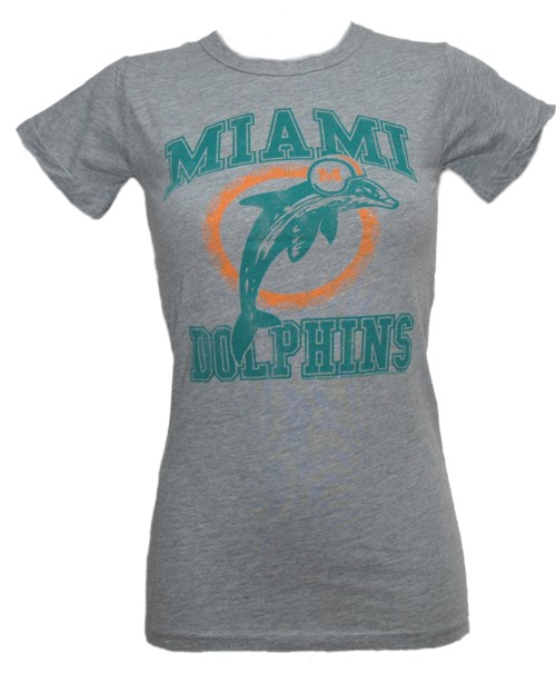 Miami Dolphins Ladies NFL T-Shirt from Junk Food