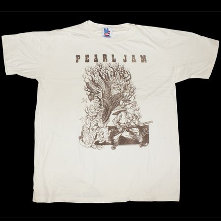 Junk Food Pearl Jam Sugar White Mens T-Shirt