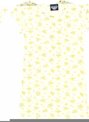 Repeat Print Little Miss Sunshine Ladies T-Shirt from Junk Food