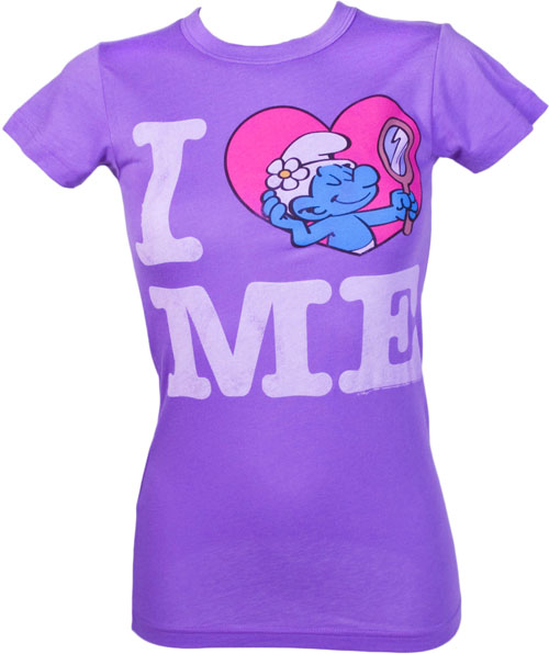 Smurfs I Love Me Ladies T-Shirt from Junk Food