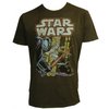 Junk Food Star Wars Jedi Fight T-Shirt (Chocolate)