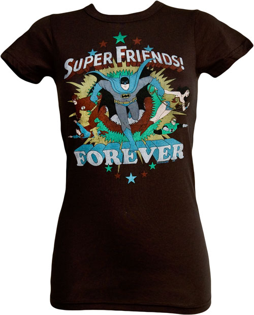 Super Friends Forever Ladies DC Comics T-Shirt from Junk Food