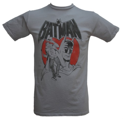 The Joker and Batman Men` Grey T-Shirt from Junk Food