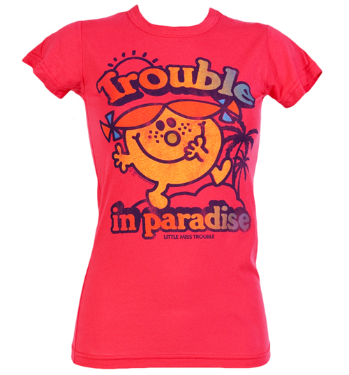 Trouble In Paradise Ladies Little Miss Trouble