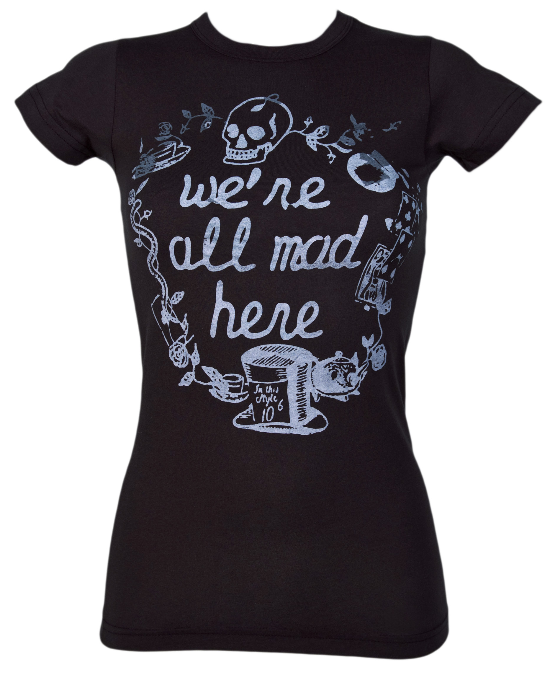 Junk Food Were All Mad Here Ladies Alice In