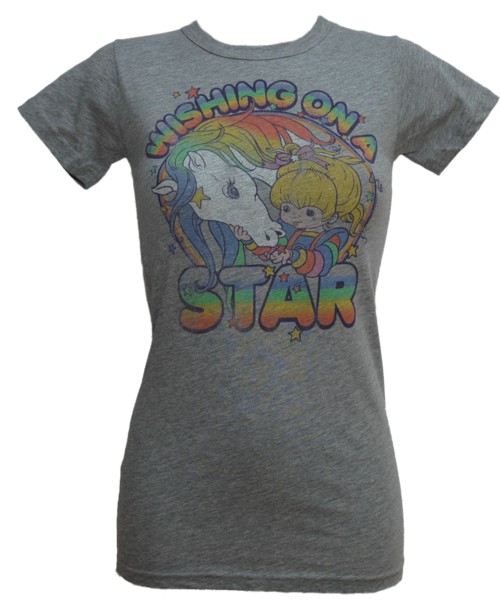 Junk Food Wishing On A Star Ladies Rainbow Brite T-Shirt from Junk Food