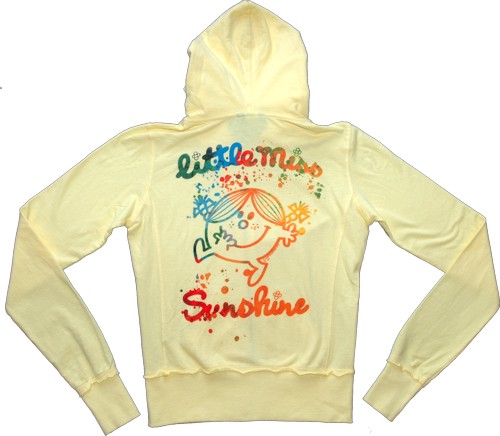 Yellow Little Miss Sunshine Ladies Hoodie from Junk Food