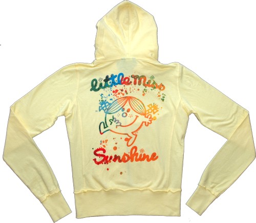 Junk Food Yellow Little Miss Sunshine Ladies Hoodie from Junk Food
