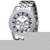 Just Bling Python Blue Silver 0.3 Carat Watch
