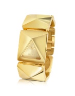 Just Cavalli 4 Face - Gold Plated Bracelet Watch