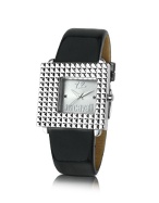 Just Cavalli Disco - Square Patent Leather Strap Watch