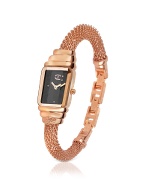 Just Cavalli Eshmay - Rose Gold Plated Mesh Bracelet Watch