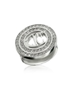 Just Cavalli Rolly - Swarovski Crystal Logo Ring