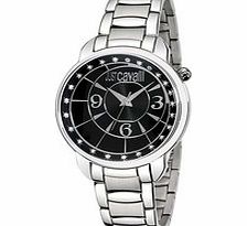 Just Cavalli Shiny silver-tone quartz watch