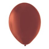 50 x Quality Chestnut Brown (dark) Latex Balloons - Decorator quality for all your party and wedding decorations