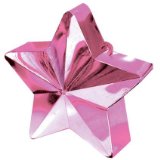 Just For Fun Balloon Weight (5 point star) - Pink