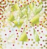 Just For Fun Confetti: Xmas Trees Iridescent