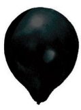 Just For Fun Latex 10 inch Opaque Balloons (bag of 100) - Black