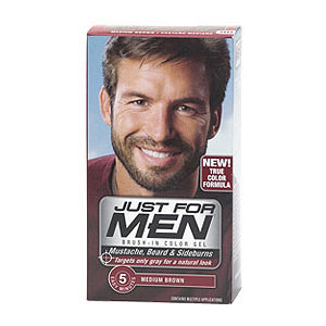 Just for Men Beard and Moustache Colour Gel Medium Brown