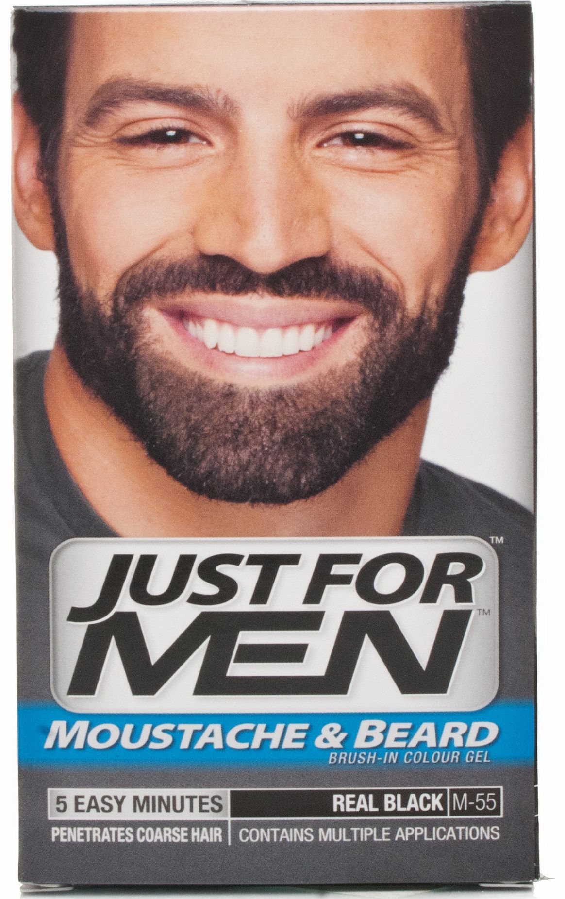 Just For Men Brush-In Facial Hair Colour - Real