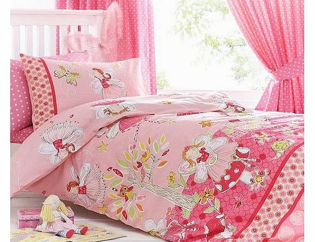 Just Kidding Fairy Picnic Single Bedding - Fairies and Flowers