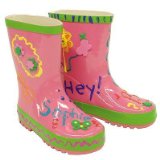 Paint Your Own Funky Wellies Pink, Large (12-13)