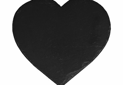 Just Slate Heart Shaped Cheese Board