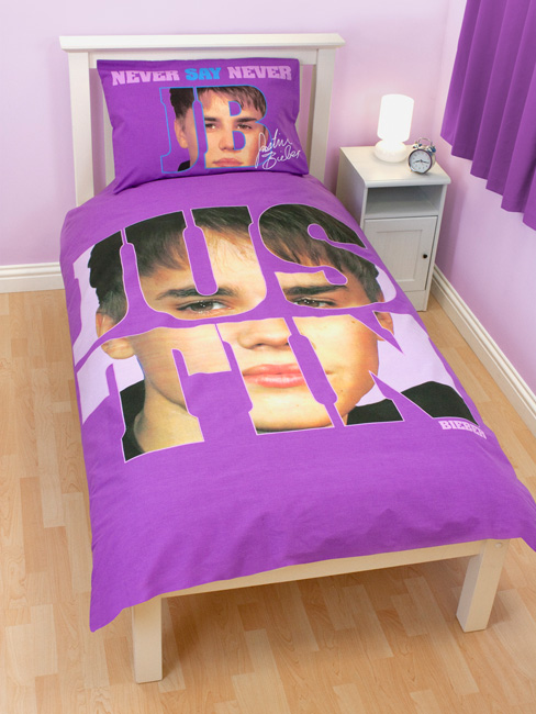 Justin Bieber Autograph Duvet Cover