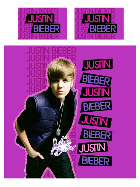 Justin Bieber Fever Double Duvet Cover