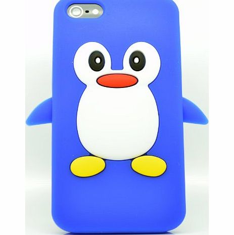 Justin Case Iphone 5 Smartphone Contract Or Pay As You Go Penguin Cute Animal Dark Blue Silicone / Skin / Case / Cover / Shell / Protector / Mobile / Phone / Smartphone / Accessories.