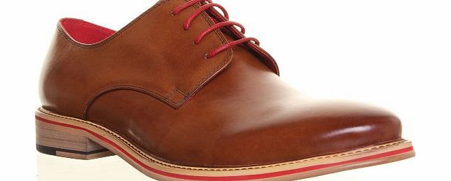 Justin Reece SV - Original Justin Reece Designer Hand Made Leather Derby Shoe - Brown, 9 UK