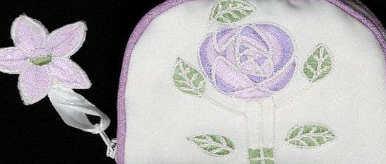 Justina Claire Jewellery Purse in a Mackintosh Purple Rose Design