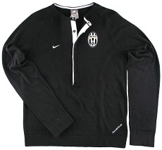 Official 07-08 Juventus Cover Up Top (black). Authentic Nike item available in sizes M L XL.