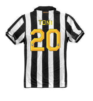 Juventus Nike 2010-11 Juventus Nike Home (Toni 20)