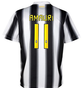 Juventus Nike 2011-12 Juventus Nike Home (Amauri 11)