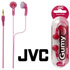 JVC Gumy Comfortable Headphones (Peach Pink)