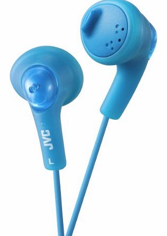 JVC GUMY In-Ear Audio Headphones for iPod, iPhone, MP3 and Smartphone - Blue
