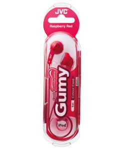 JVC Gumy In-Ear Headphones - Red