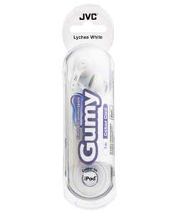 JVC Gumy In-Ear Headphones - White