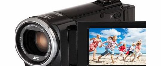 JVC GZ-E105 SD Camcorder - Black (FHD SDXC, 40x Optical Zoom) 2.7 inch LCD