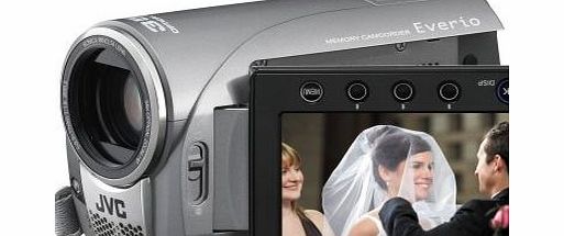 JVC GZ-MS100EK Slim SD Flash Memory Camcorder With Konica Minolta Lens (35x Optical Zoom) with easy upload to YouTube