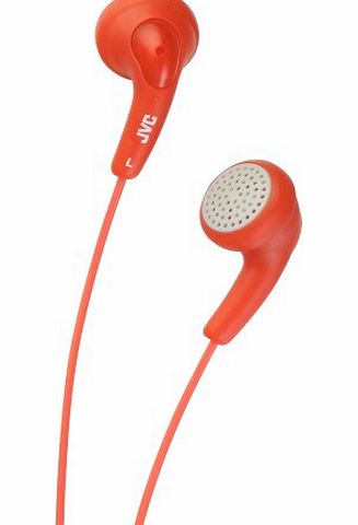 JVC HA-F140-RE In-Ear Gumy Headphones - Raspberry Red