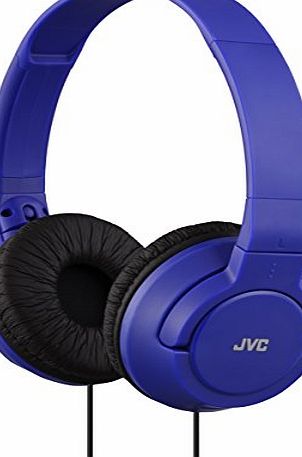 JVC HAS180 Lightweight Powerful Bass Headphones - Blue