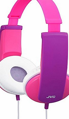 JVC Kids Headphones with Volume Limiter - Pink