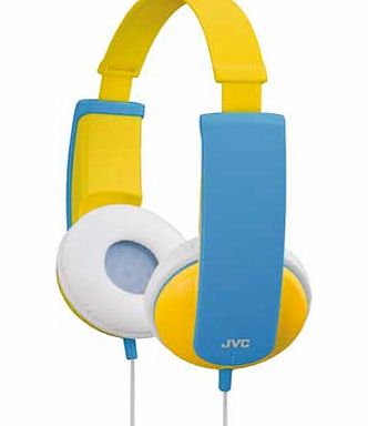 JVC Kids Headphones with Volume Limiter - Yellow