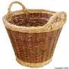 JVL T-Tone Willow Log Basket 37cm x 40cm x 50cm