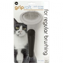 JW Pet Gripsoft Grooming Cat Slicker Brush Single