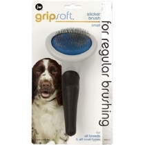 JW Pet Gripsoft Grooming Slicker Brush Single