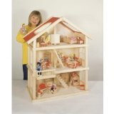 K Play Wooden Dolls House (3 storey)