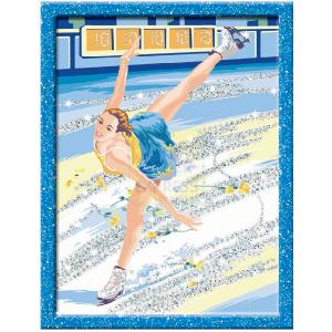 K S G Ice Skater Glitter By Numbers